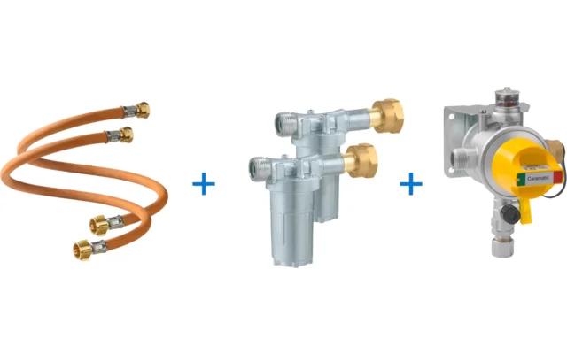 GOK Caramatic ProTwo Set 50/8 vert. 2x Con.Basic KLF 450, 2xCon. Clean SV