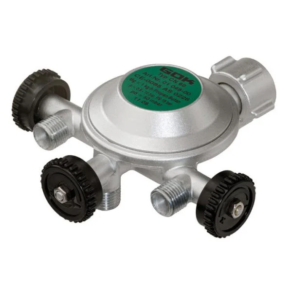 GOK Kombiregler Typ EN61 – 3 Abgänge, 50 mbar