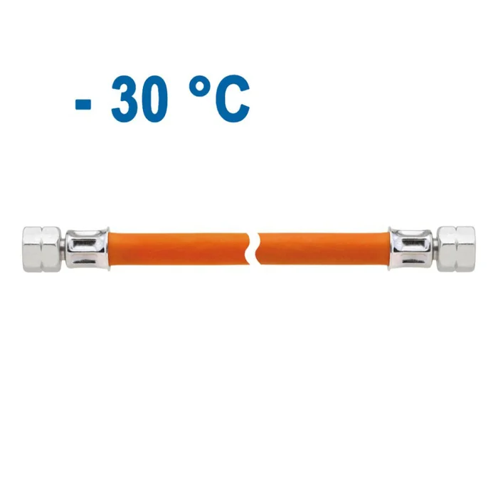 GOK Mitteldruck-Gasschlauch kältebeständig ÜM x ÜM – 800 mm