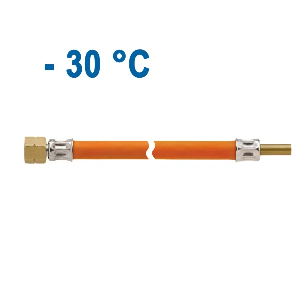 GOK Mitteldruck-Gasschlauch Messing ÜM x RST 8 – 400 mm