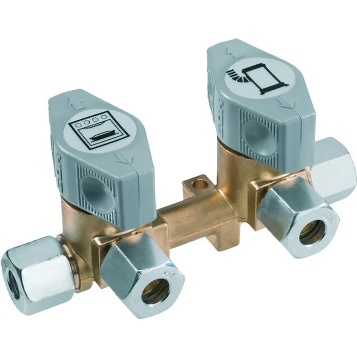 GOK Verteilerblock DSV-AB2 PS16bar RVS8 x 2xRVS8 x RVS8