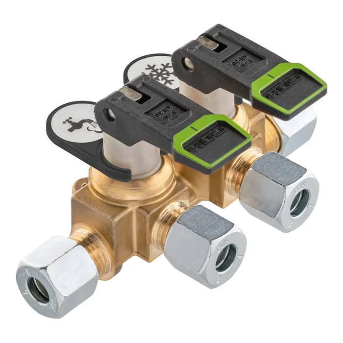 GOK Verteilerblock KSV-AB kurz 2 Abgänge, 10 mm