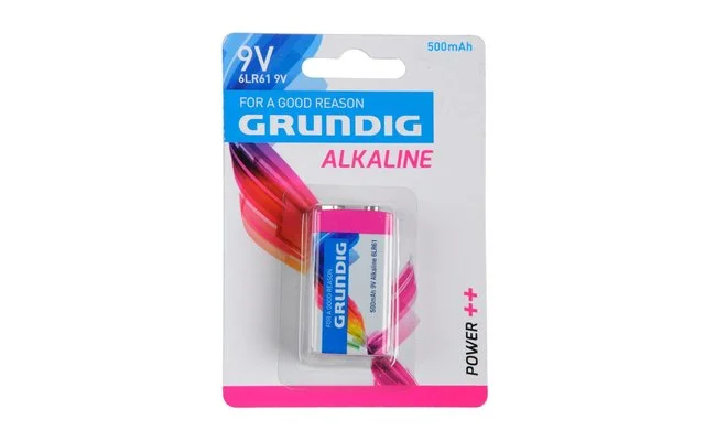 Grundig Alkaline Batterie E-Block 9 V / 500 mAh