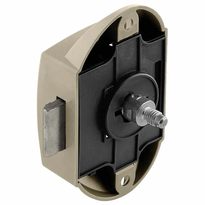 Häfele Drehstangenschloss inkl. Fanghaken nickelgrau