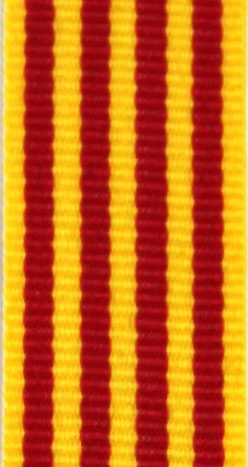 Halsband Gelb, Rot gestreift