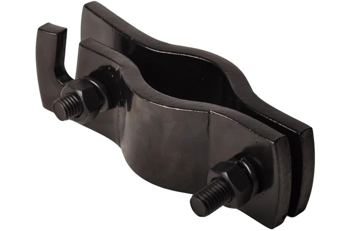 Halter für Abreisseil für Abreisseile am Zughaken (Autoteil) – schwarz