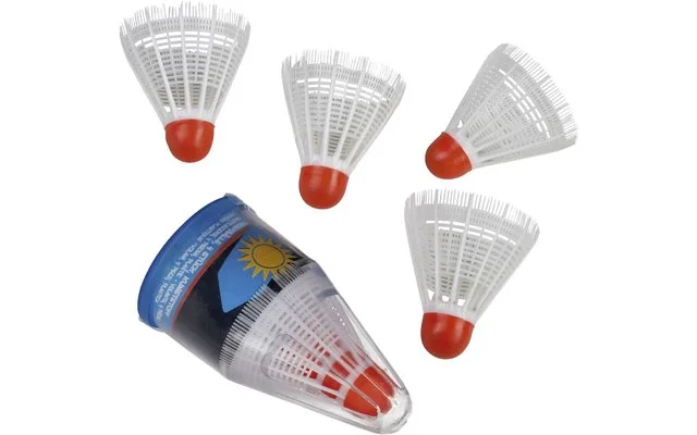 Happy People Federbälle 4 Stück in Dose weiß