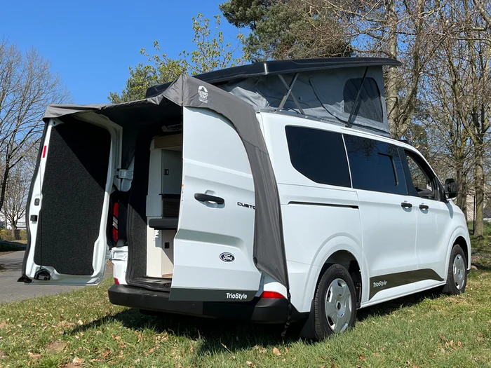 Heck-Sonnendach für Flügeltüren