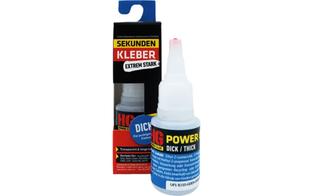 HG Power Glue Sekundenkleber Dick 20 g