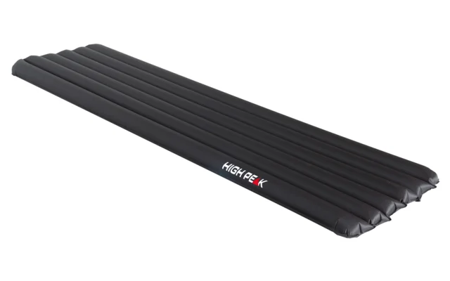 High Peak Texas Leichtgewicht Trekking Luftmatratze mit integrierter Pumpe 183 x 47 cm dunkelgrau