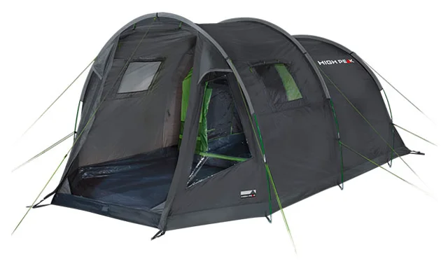 High Peak Torri 4.0 Tunnelzelt für 4 Personen dunkelgrau / grün