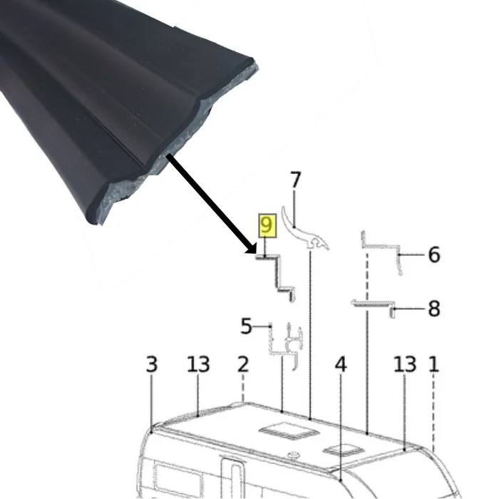 Hobby Premium Kantendichtung schwarz (2011 – 2021)