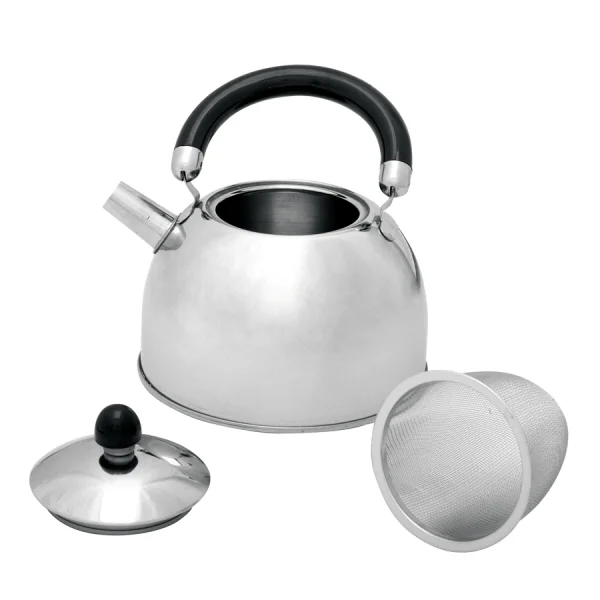 i+v Wasserkessel 1,0 Liter Edelstahl mit Teesieb