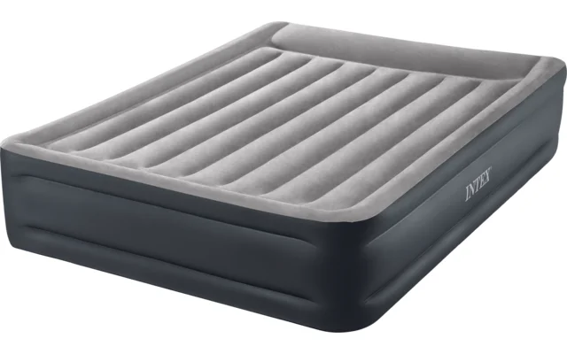 Intex Luftbett DuraBeam Deluxe PillowRestRaised mit 220 V Pumpe / Aufbewahrungstasche 152 x 203 x 42 cm