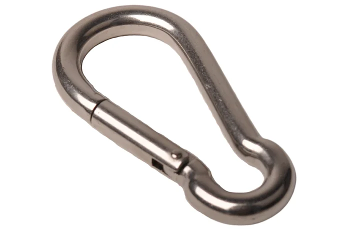 Karabinerhaken aus Edelstahl 100×10 mm – 14 mm Ösendurchmesser