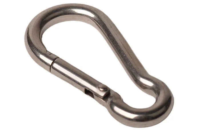 Karabinerhaken aus Edelstahl 60×6 mm – Ösendurchmesser 9 mm