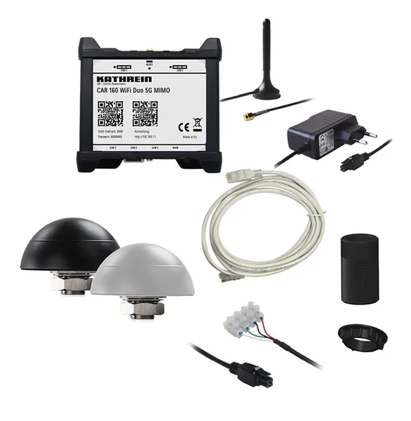 Kathrein CAR 160 WiFi Duo 5G MIMO – Schwarz