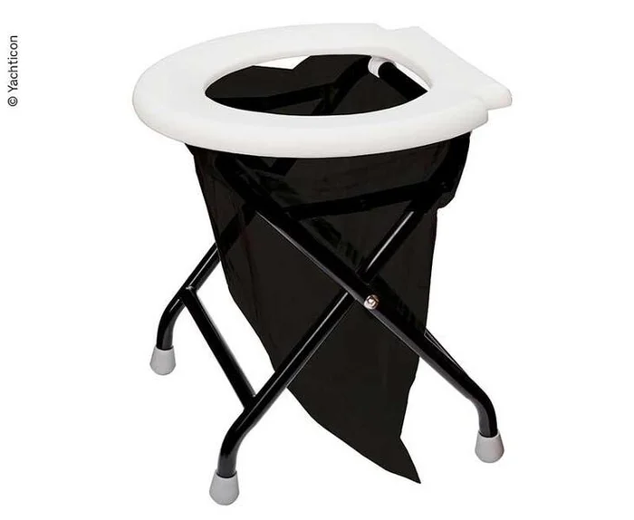 Klapptoilette – Weißer Sitz