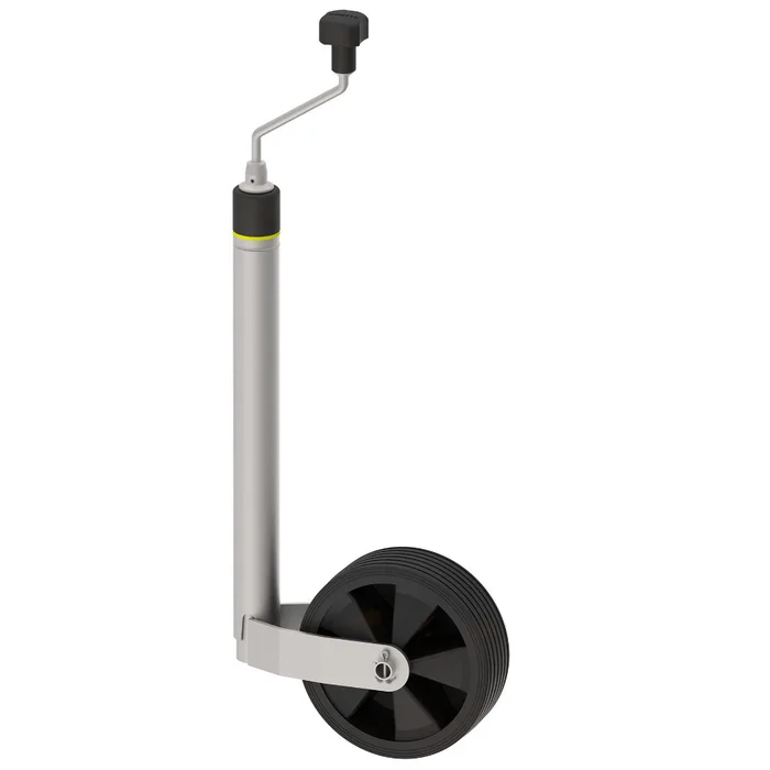 Knott Stützrad mit Waage und Kunststofffelge