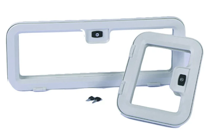 Kofferklappe 365×296 Kunststoff weiß, paßt für Porta Potti Cassette