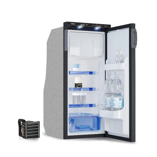 Kompressor-Kühlschrank SLIM90 CHR – 80 + 10 l – Grau