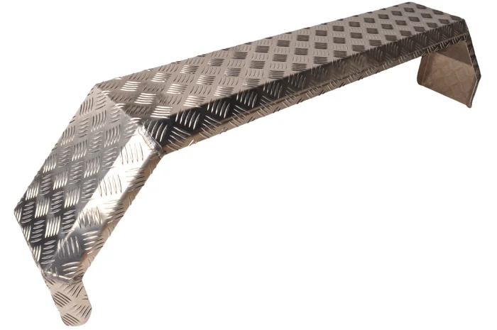 Kotflügel Alu Tandem 5-Seitig 1400x200x350 mm