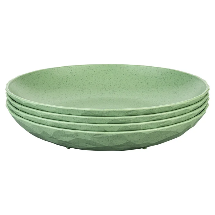 Koziol Tiefe Teller CLUB PLATE 220 4er Set, grün