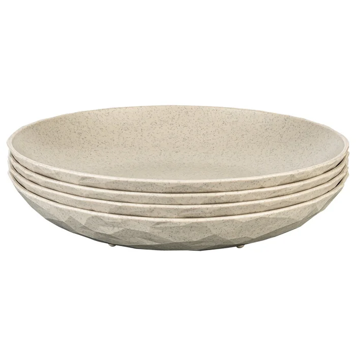Koziol Tiefe Teller CLUB PLATE 220 4er Set, sand