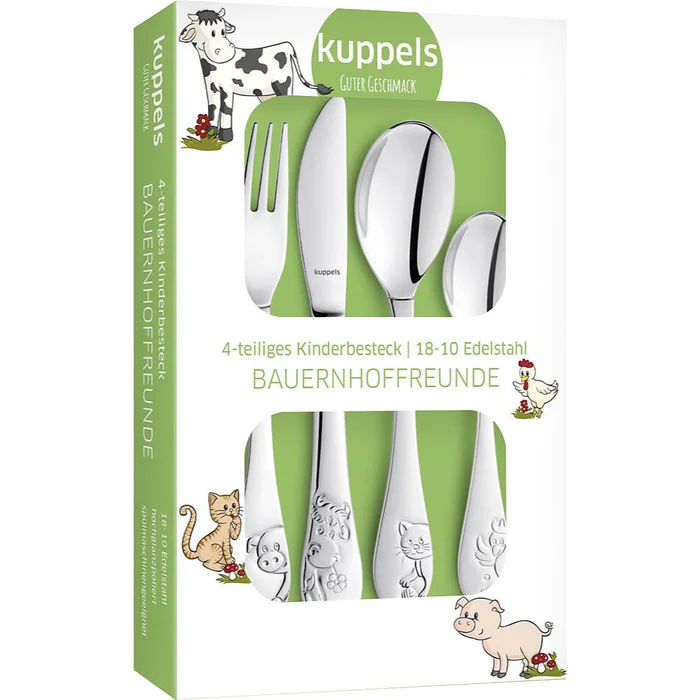 Kuppels Kinderbesteckset Bauernhoffreunde, 4-teilig