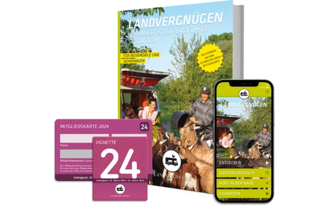 Landvergnügen Stellplatzführer Deutschland Saison 2024