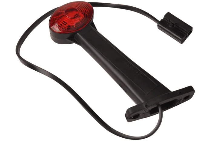 LED Begrenzungsleuchte rot/weiss PN 930 mit 20 cm Kabel