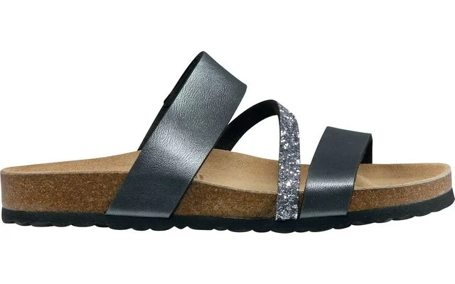 Lico Natural Glitter Damenpantoletten