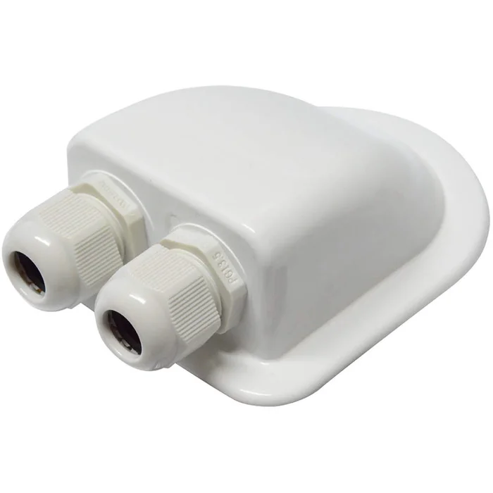 Lilie Dachdurchführung für Campere-Solaranlage weiß