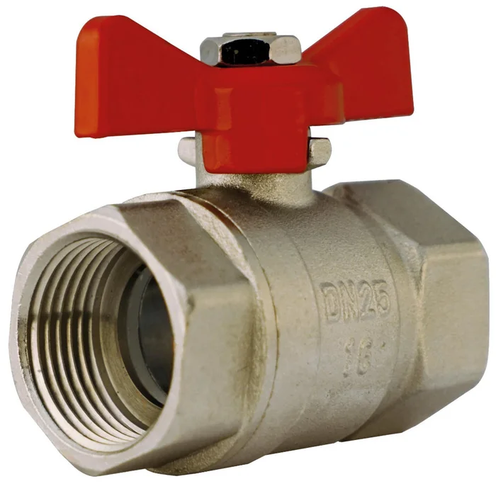 Lilie Kugelhahn Messing 1