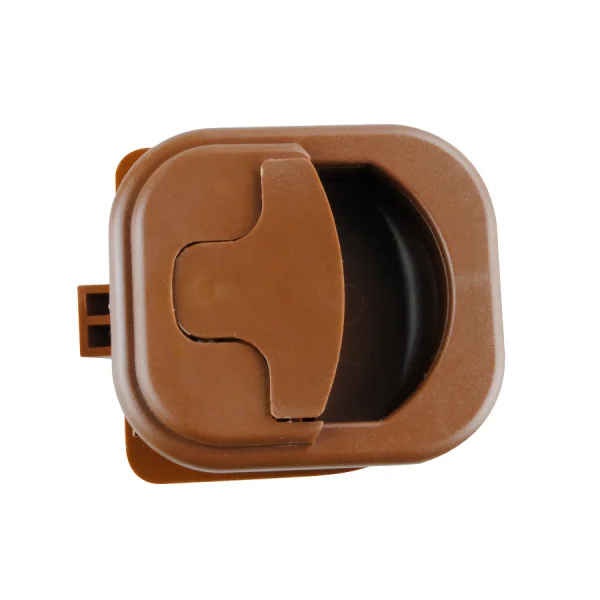 Lilie Möbelschnappschloss braun