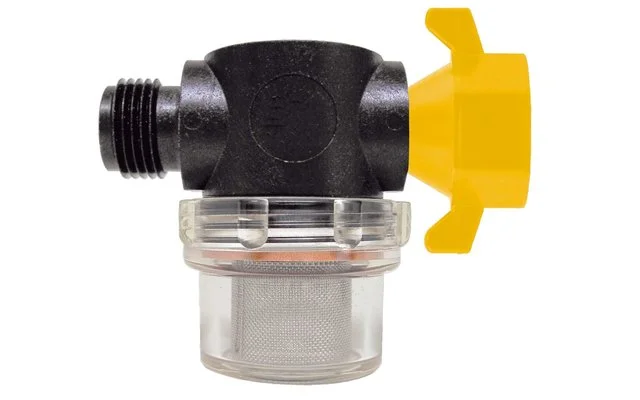 Lilie Vorfilter 1/2 Zoll x 1/2 Zoll WeißGELB Aufschraubfilter