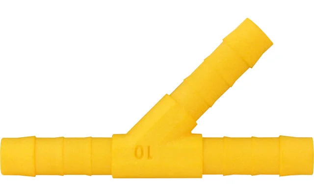 Lilie WeißGELB Y-Abzweig-Verbinder 10 mm