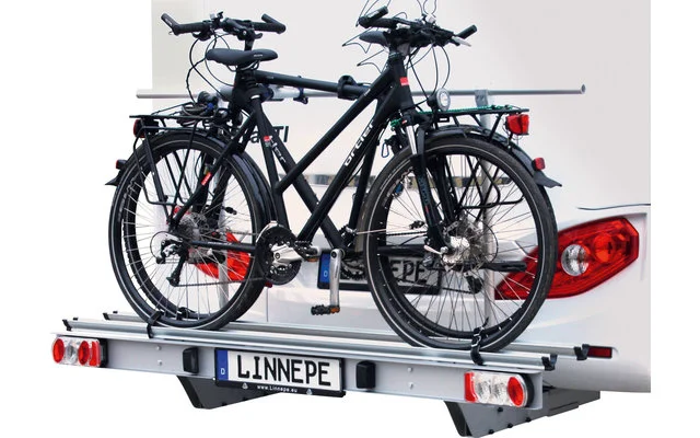 Linnepe Lastenträger Findus für Reisemobile für 1/2 Fahrräder, E-Bike geeignet