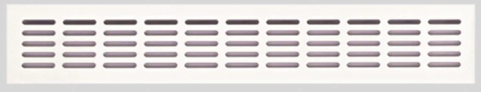 Lüftungsgitter 400 x 80 mm (weiß)