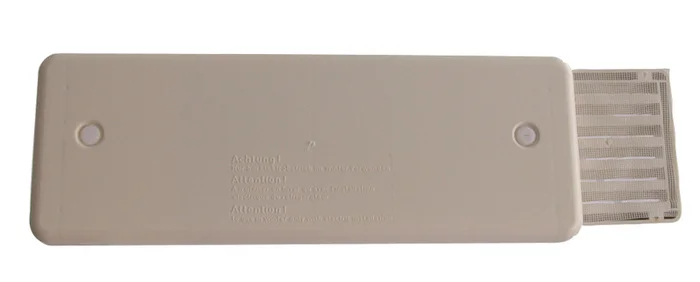 Lüftungsgitter hellgrau