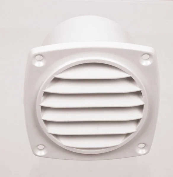 Lüftungsgitter mit Schaft – Außen – Weiß