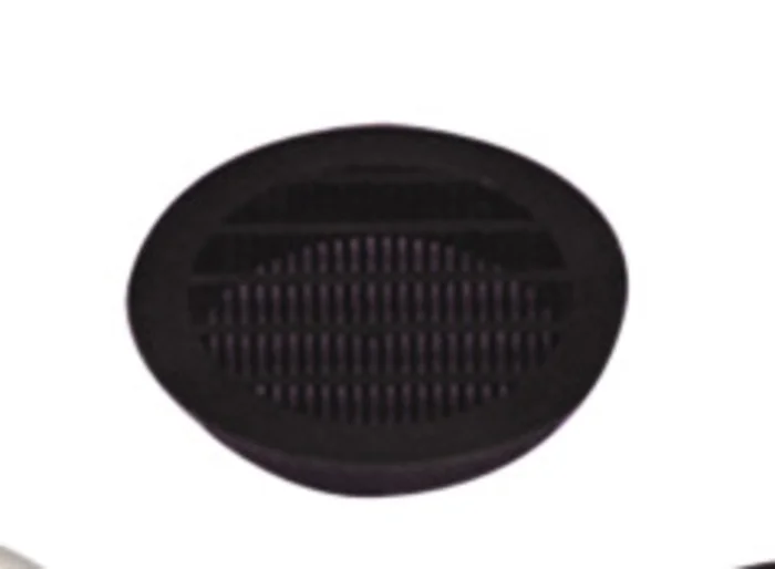 Lüftungsgitter Ø 100 mm – braun