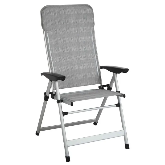 Luxus-Campingstuhl mit hoher Sitzfläche