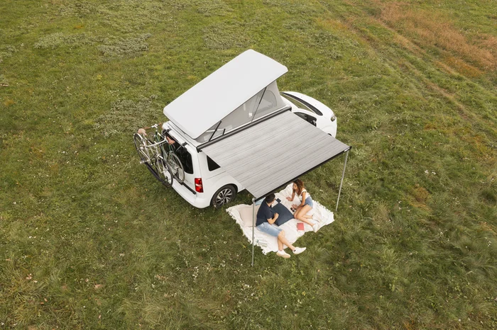 Markisen-Set PSA F45s mit Adapter – Polar White / Royal Grey