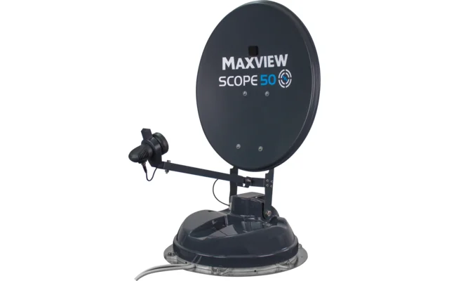 Maxview Scope 50 Vollautomatische Sat-Antenne für Campervans und Wohnwägen Single-LNB / Skew manuell