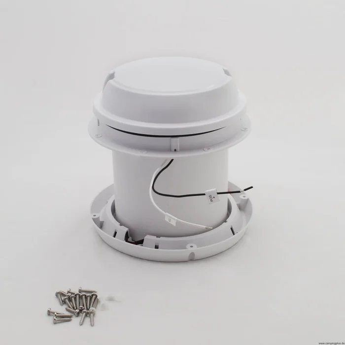 Maxxair Dachlüfter MAXXFAN Dome Plus 12 Volt mit LED, weiß