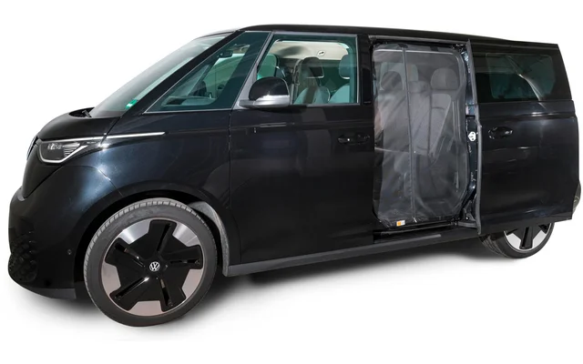 Mayr Van Schiebetürenmoskitonetz mit Magnetreißverschluss geeignet für ID Buzz mit Maschenweite Fine-mesh