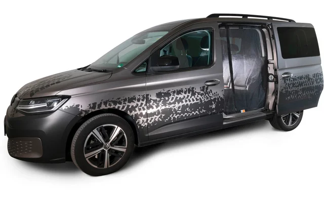 Mayr Van Schiebetürenmoskitonetz mit Reißverschluss für Caddy V (kurz)/ Connect (kurz) mit Maschenweite Fine-mesh