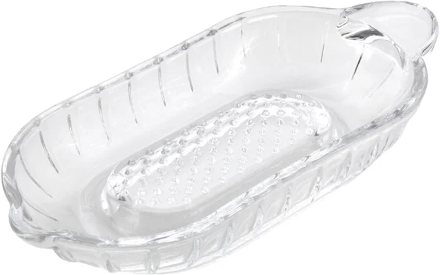 Metaltex Apfelreibe aus Glas 21 x 9,5 x 3,5 cm