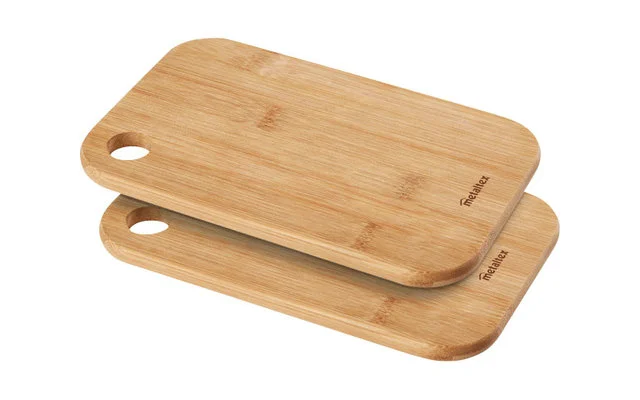 Metaltex Bambus-Schneidebrett 2er Set 29 x 23 x 0,7 cm